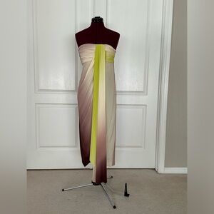 Diane von Furstenberg Designer Silk Cocktail Dress with Interior Bustier